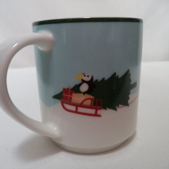 Williams Sonoma Elf Movie Christmas Mug Cup micro dish safe Presents Tree - Picture 5 of 12